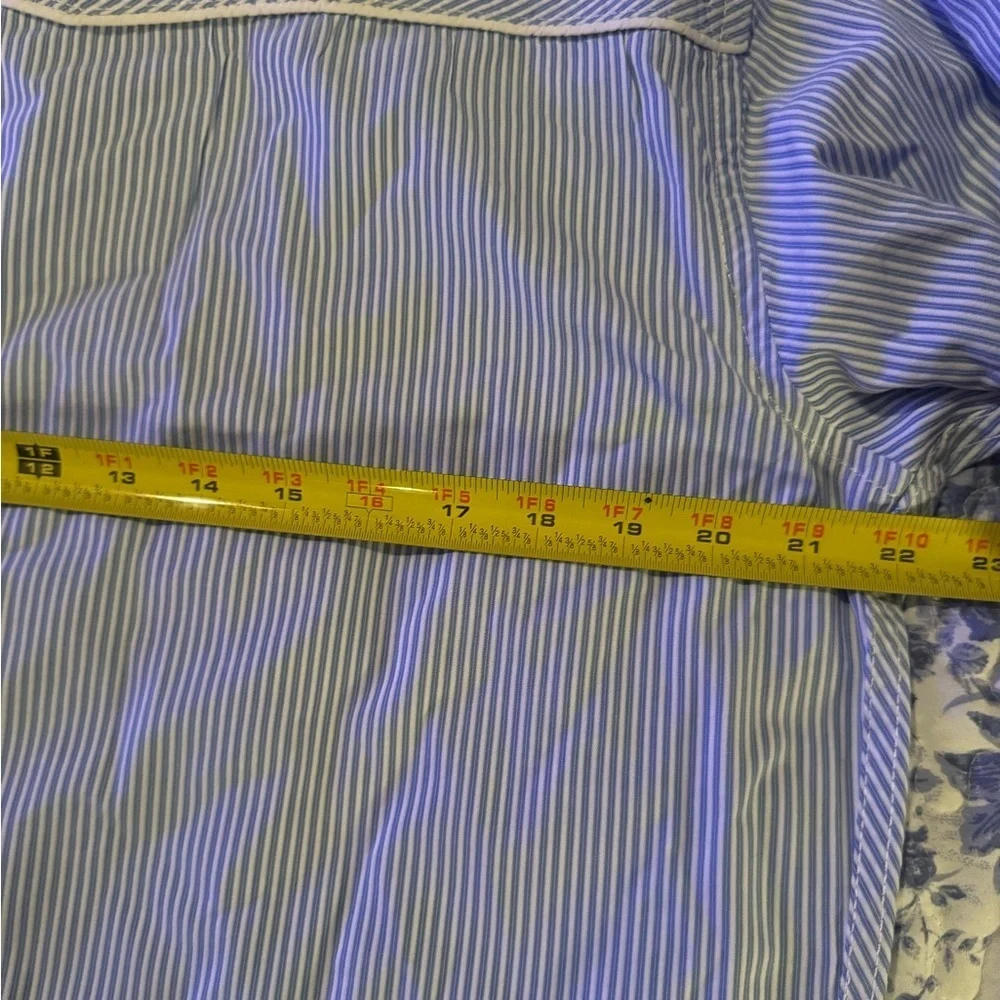 BKE Blue Striped Button-Up Shirt